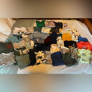 Sizes 6-12 months boy clothing.. around 50 pieces total